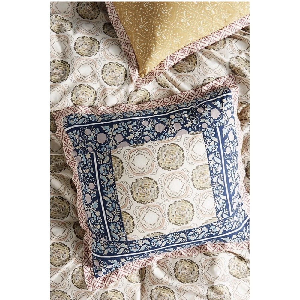 Anthropologie Meguro set Of 2 Euro Shams